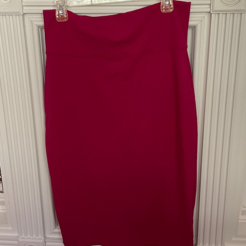 bebe Fuchsia Pencil Skirt